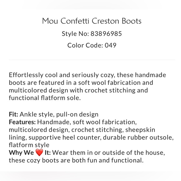 Mou Black and Cream Knitted Winter Boots - Picture 4 of 15